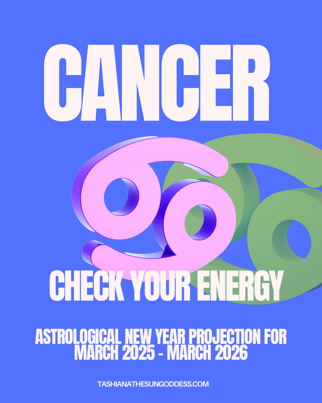 CANCER: CHECK YOUR ENERGY FOR ASTROLOGICAL NEW YEAR