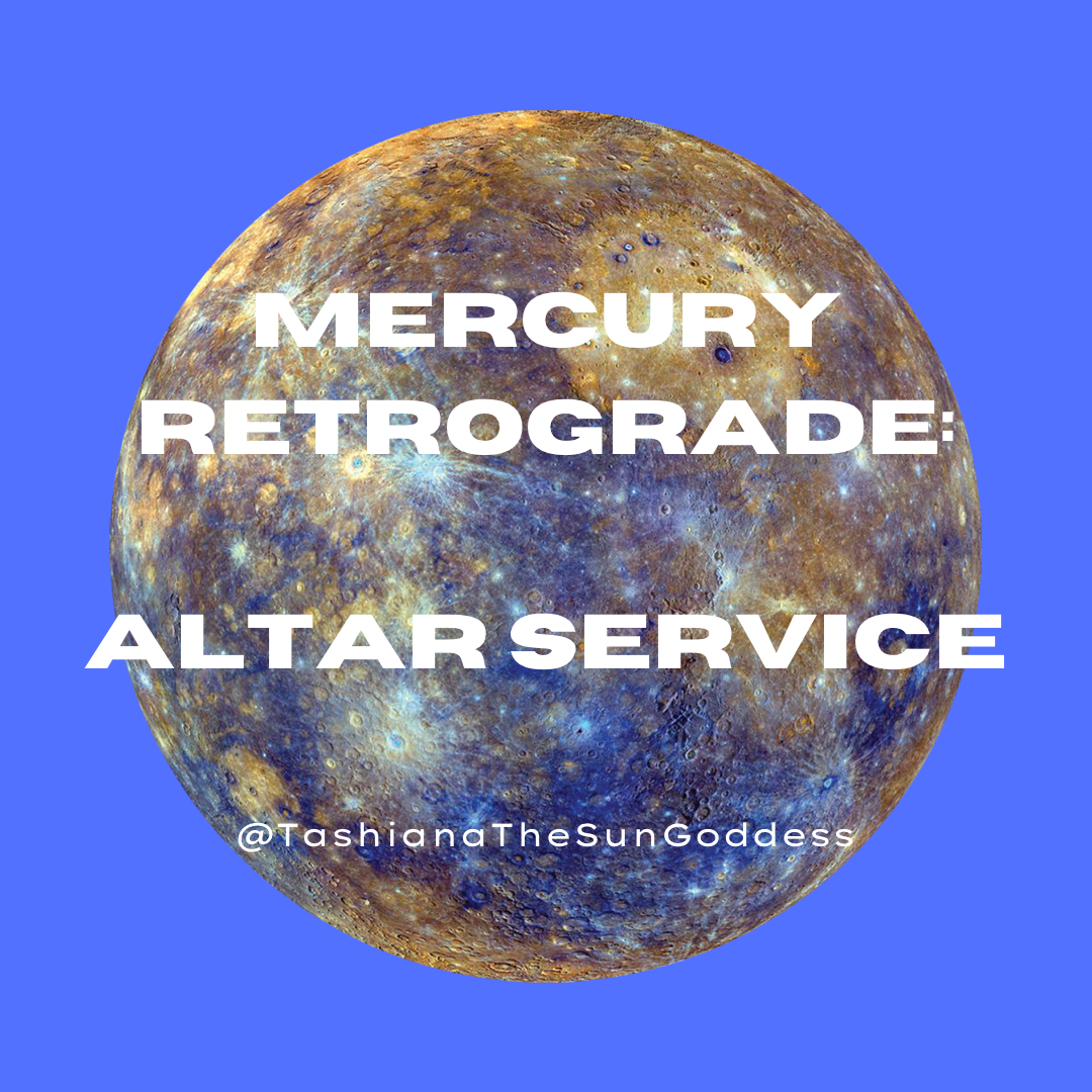 MERCURY RETROGRADE ALTAR SERVICE✨